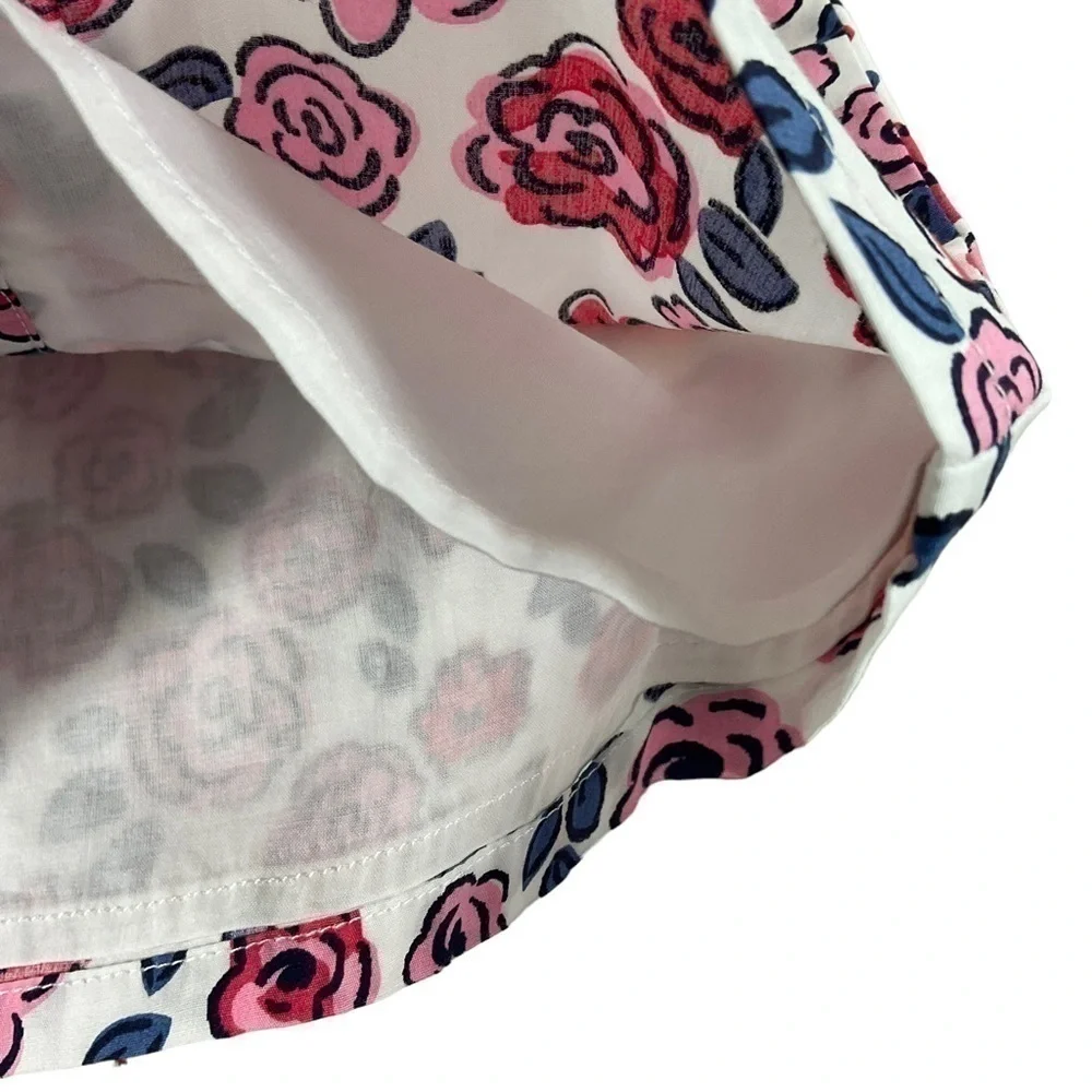 Gymboree floral button down top infant girls 6-12 months shirt NWT